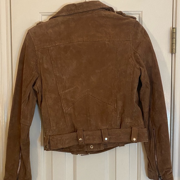 BLANK NYC Tan suede biker jacket - Picture 5 of 5